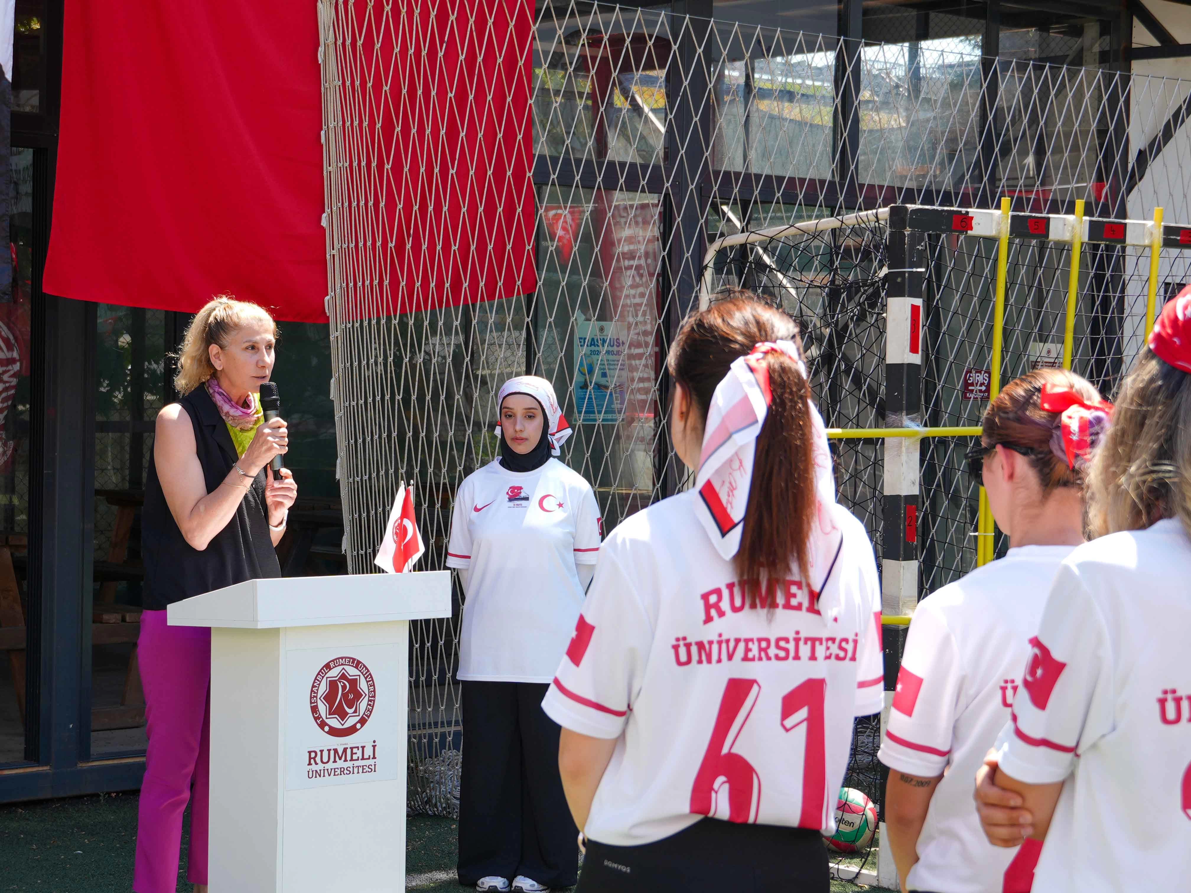 Rumeli Üniversitesi spor etkinliği açılışı